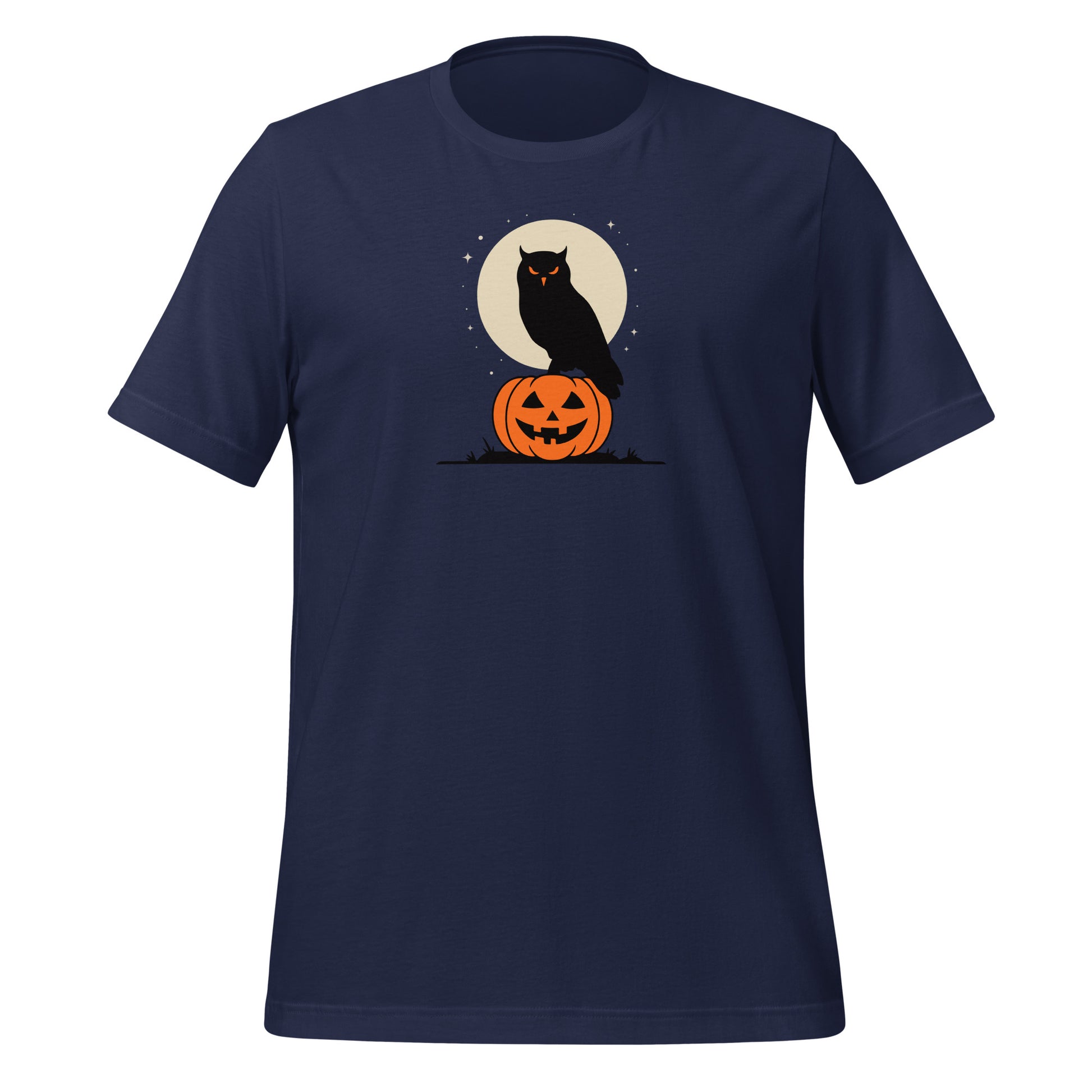Unisex Staple Eco T-Shirt: Halloween Owl Sustainable Cozy Style USA Dudeily