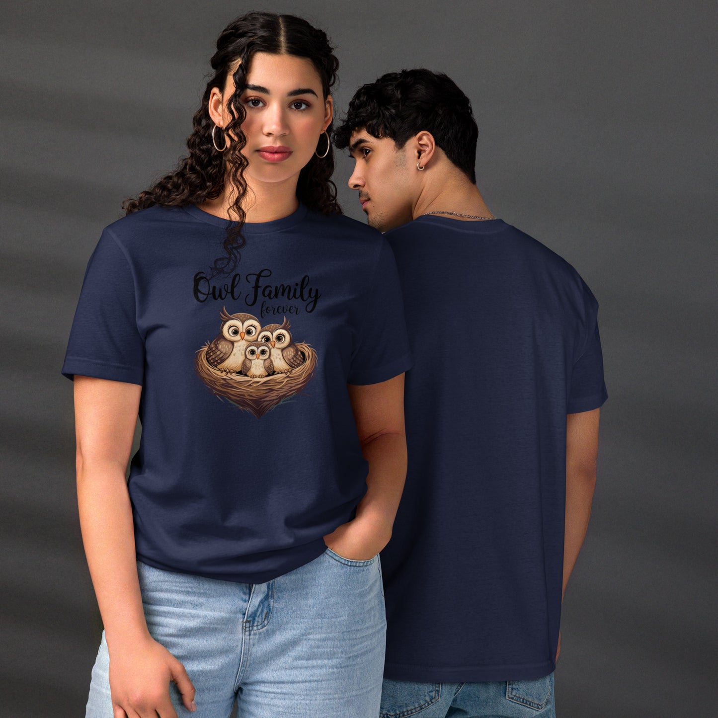Owl-Themed Unisex Staple Eco T-Shirt | Eco-Friendly Style Dudeily