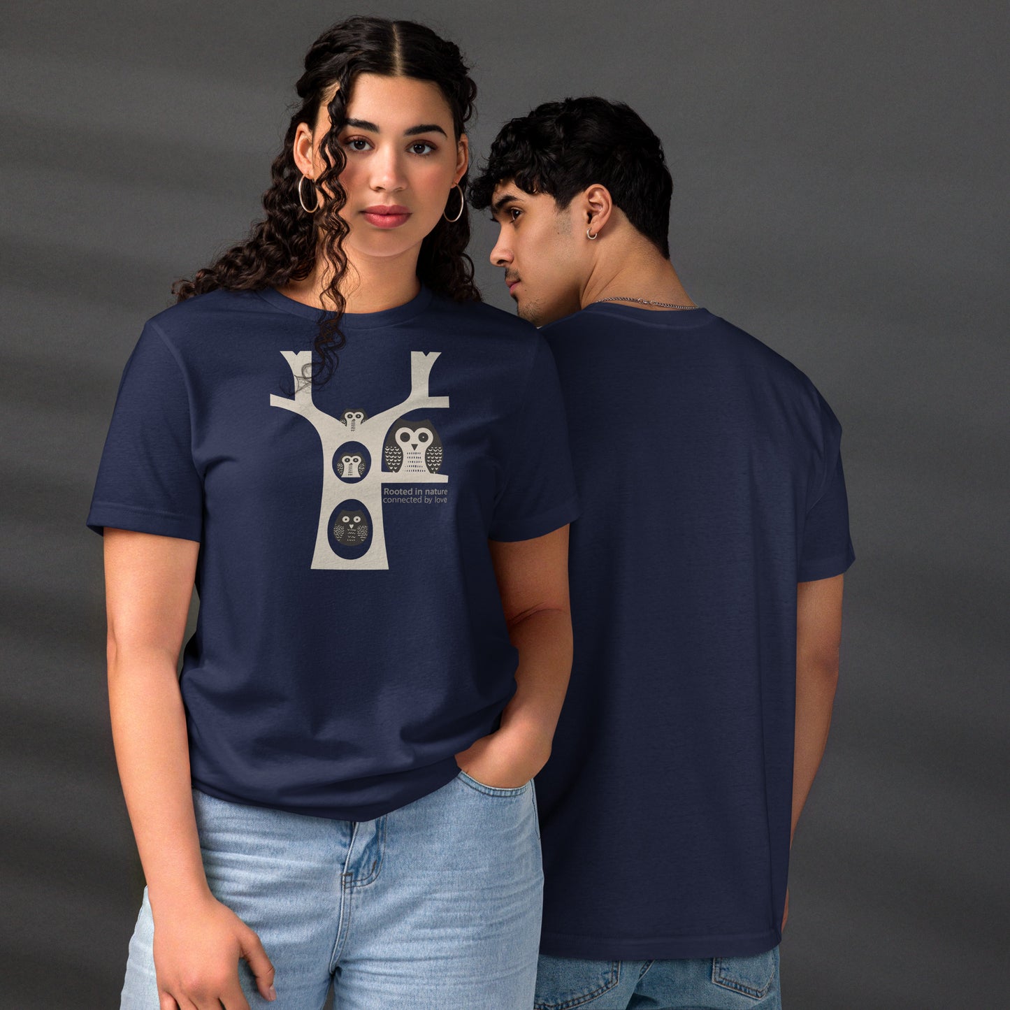 Unisex Staple Eco T-Shirt – OwlNest Sustainable Fashion Classic for Family Day Dudeily