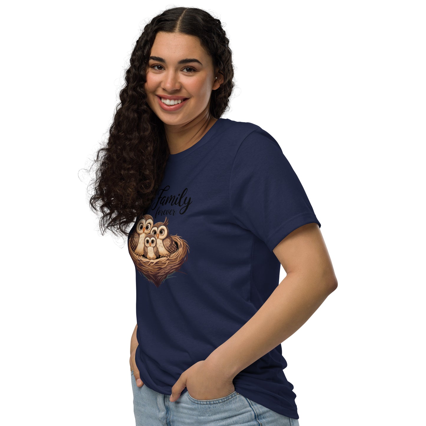 Owl-Themed Unisex Staple Eco T-Shirt | Eco-Friendly Style Dudeily