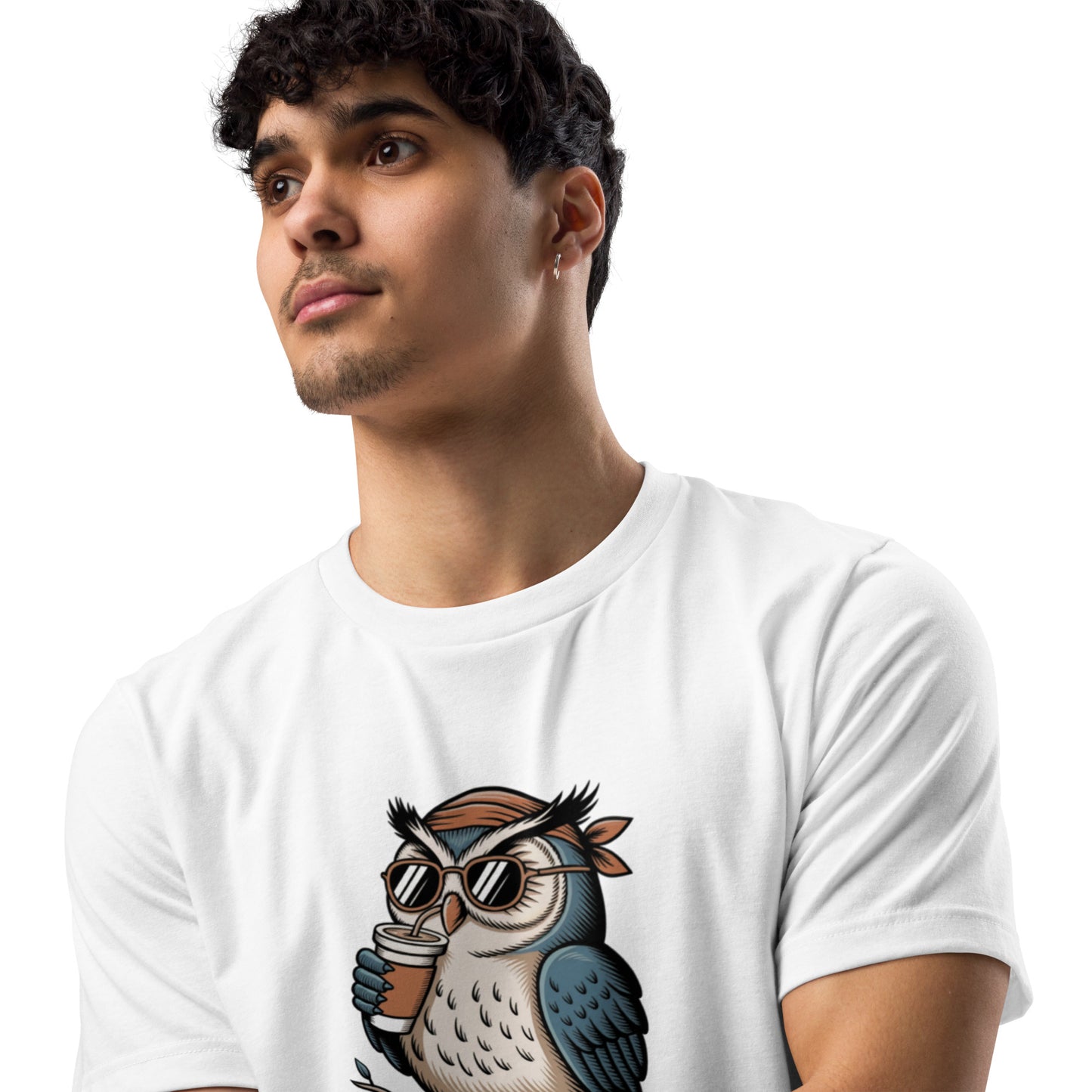 Unisex staple eco t-shirt | Owl Themed Sustainable Fashion Dudeily