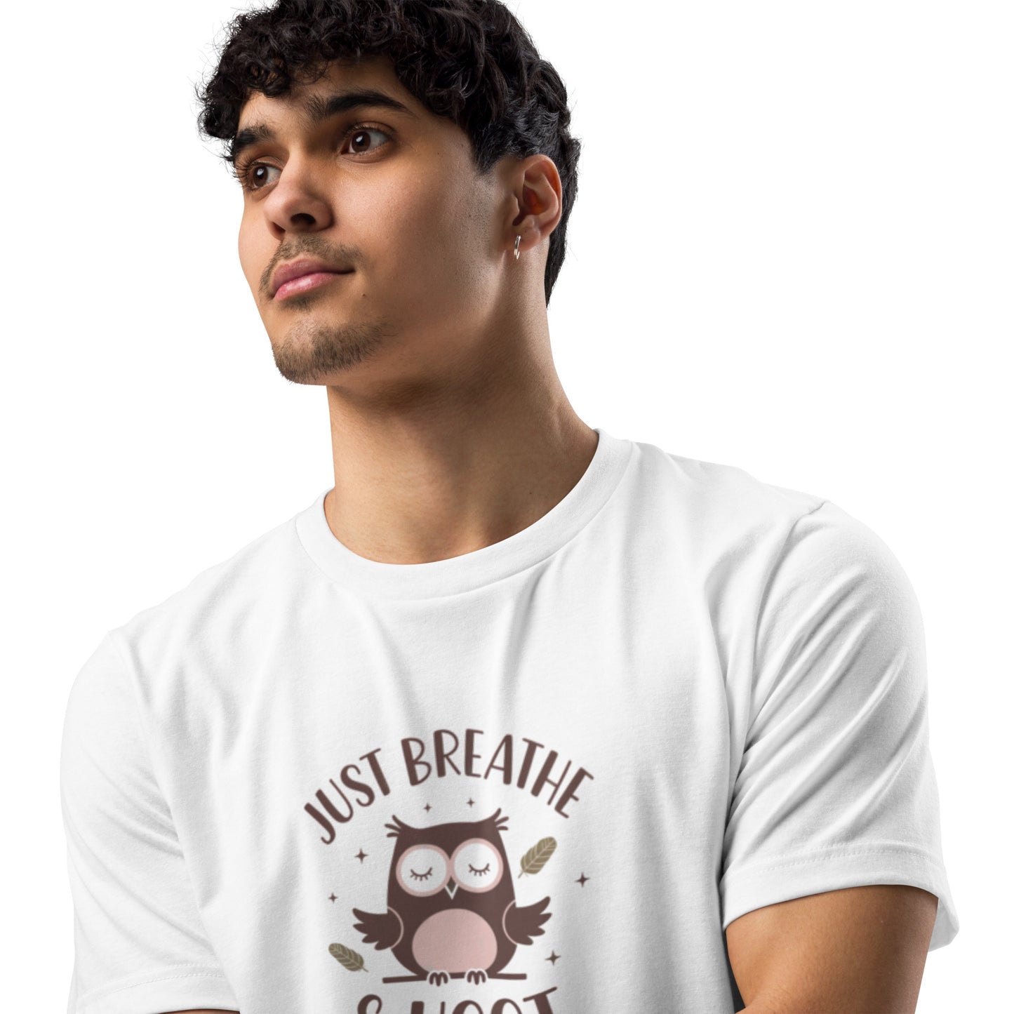 Unisex Staple Eco T-Shirt | Owl Themed Sustainable & Comfortable Dudeily