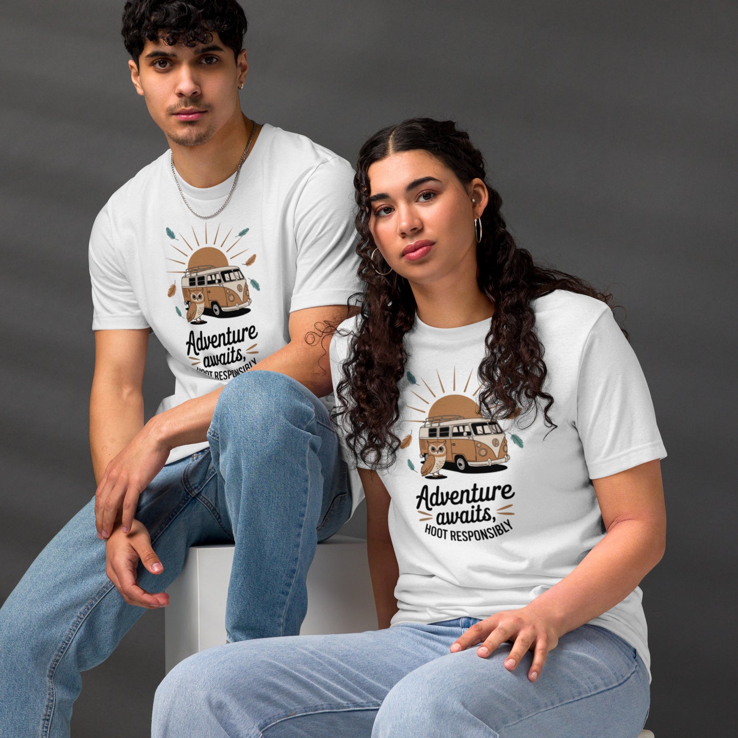 Unisex Staple Eco T-Shirt | Sustainable & Stylish for Owl Lover Dudeily