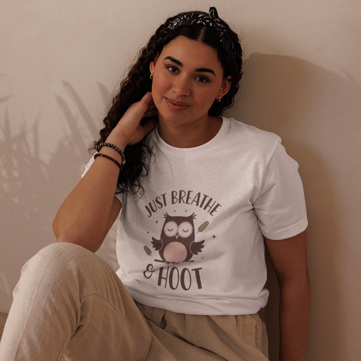 Unisex Staple Eco T-Shirt | Owl Themed Sustainable & Comfortable Dudeily