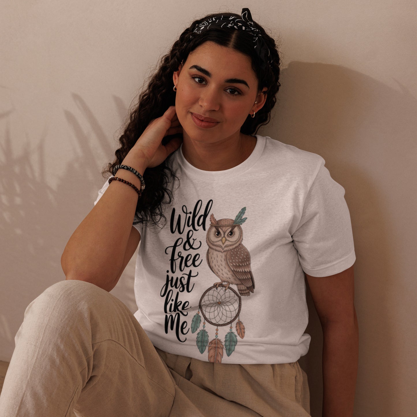 Unisex Staple Eco T-Shirt | Owl Themed Sustainable & Comfortable Dudeily