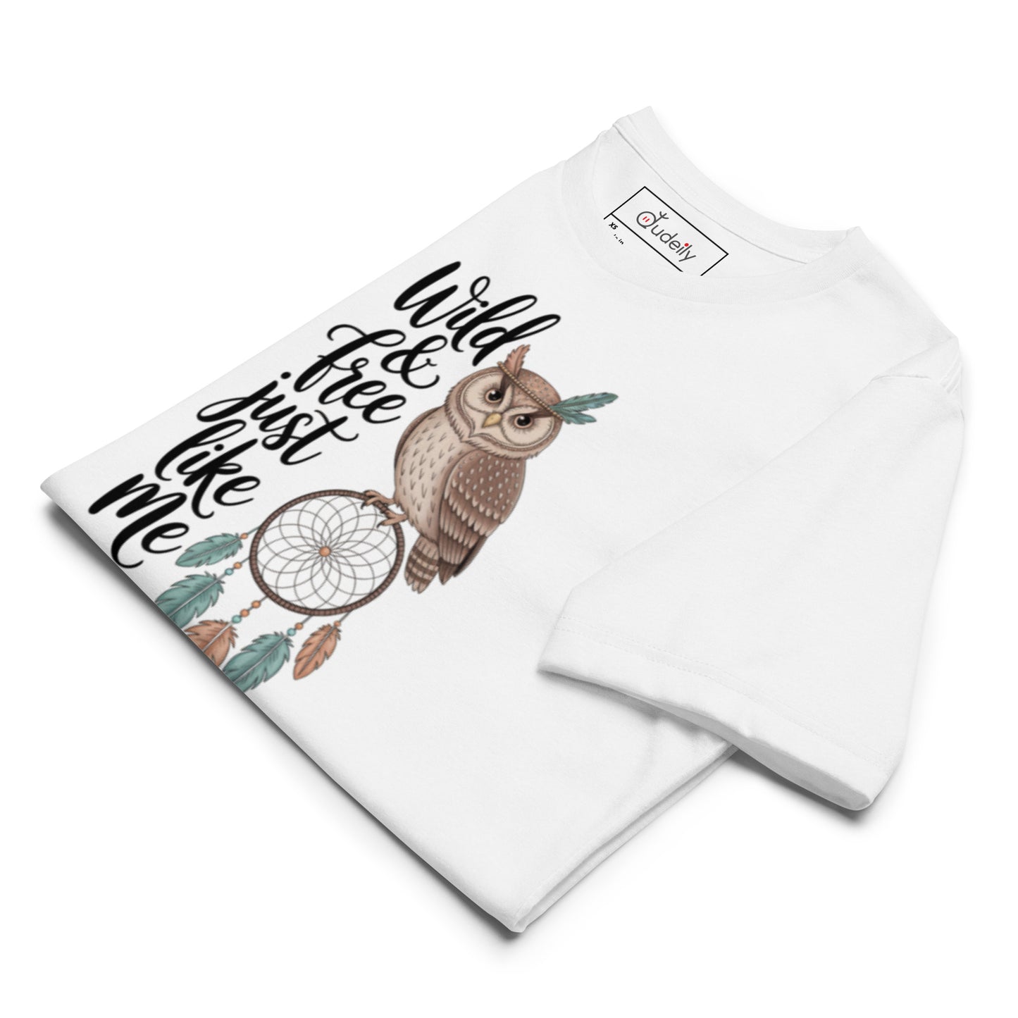 Unisex Staple Eco T-Shirt | Owl Themed Sustainable & Comfortable Dudeily