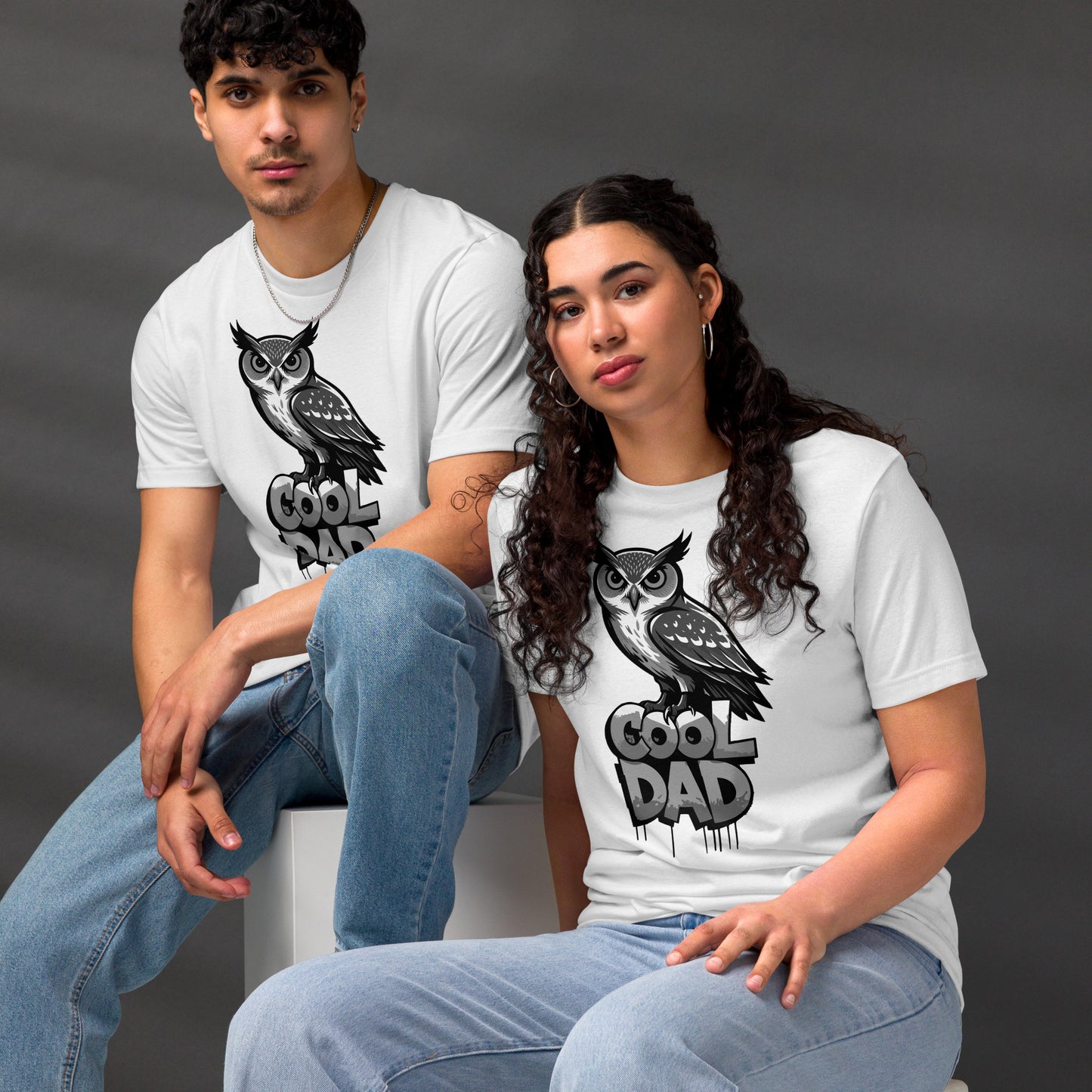 Unisex Staple Eco T-Shirt – Owl-Themed Sustainable Fashion for Father’s Day | Dudeily Dudeily