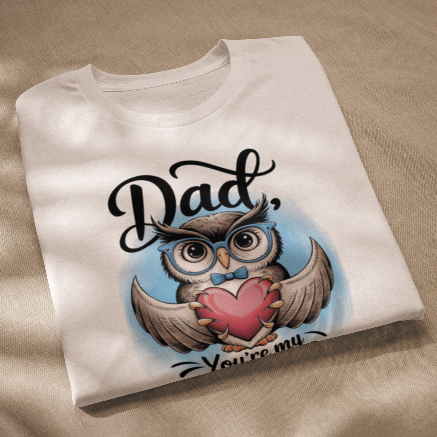 Unisex Staple Eco T-Shirt – Owl Themed Sustainable Father’s Day Gift by Dudeily Dudeily