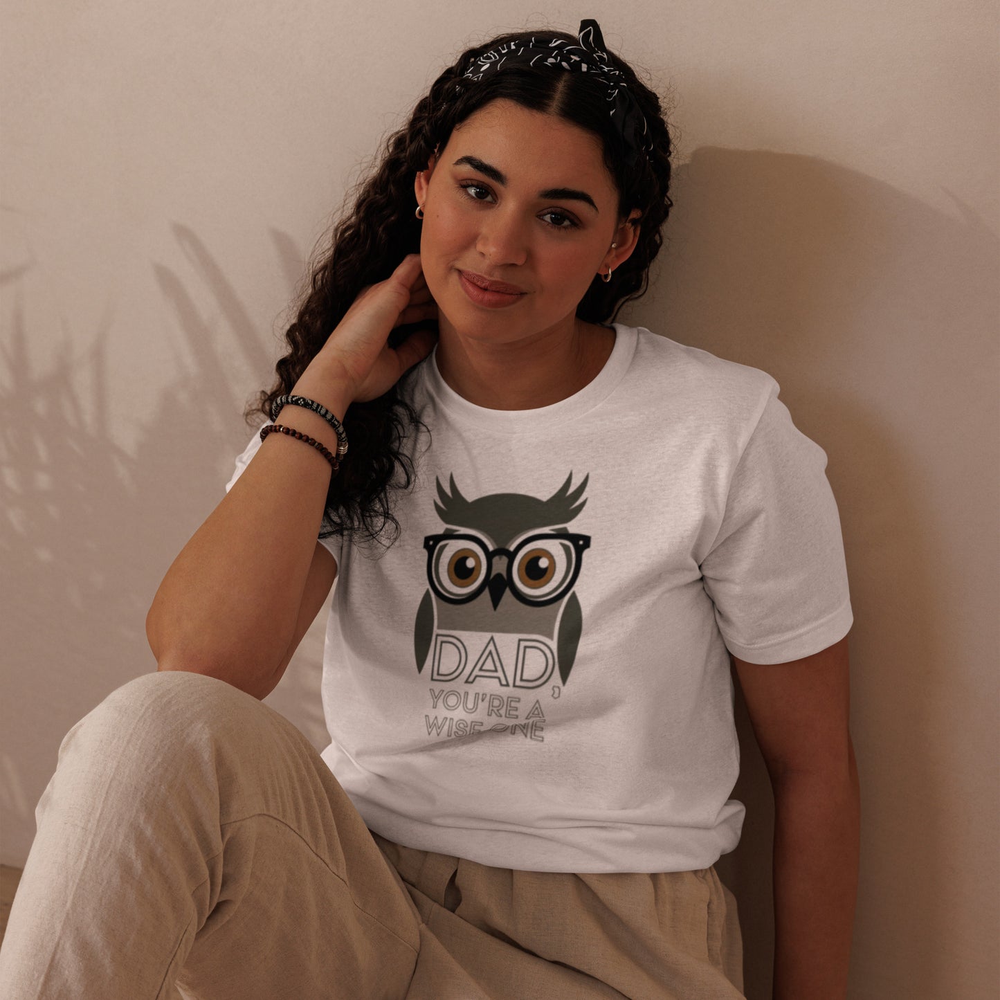 Unisex Staple Eco T-Shirt – Owl-Themed Sustainable Fashion for Father's Day Gifts by Dudeily Dudeily