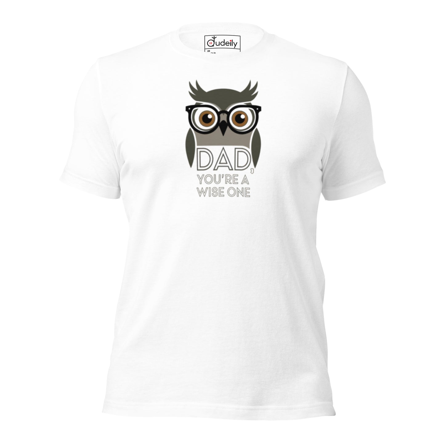 Unisex Staple Eco T-Shirt – Owl-Themed Sustainable Fashion for Father's Day Gifts by Dudeily Dudeily
