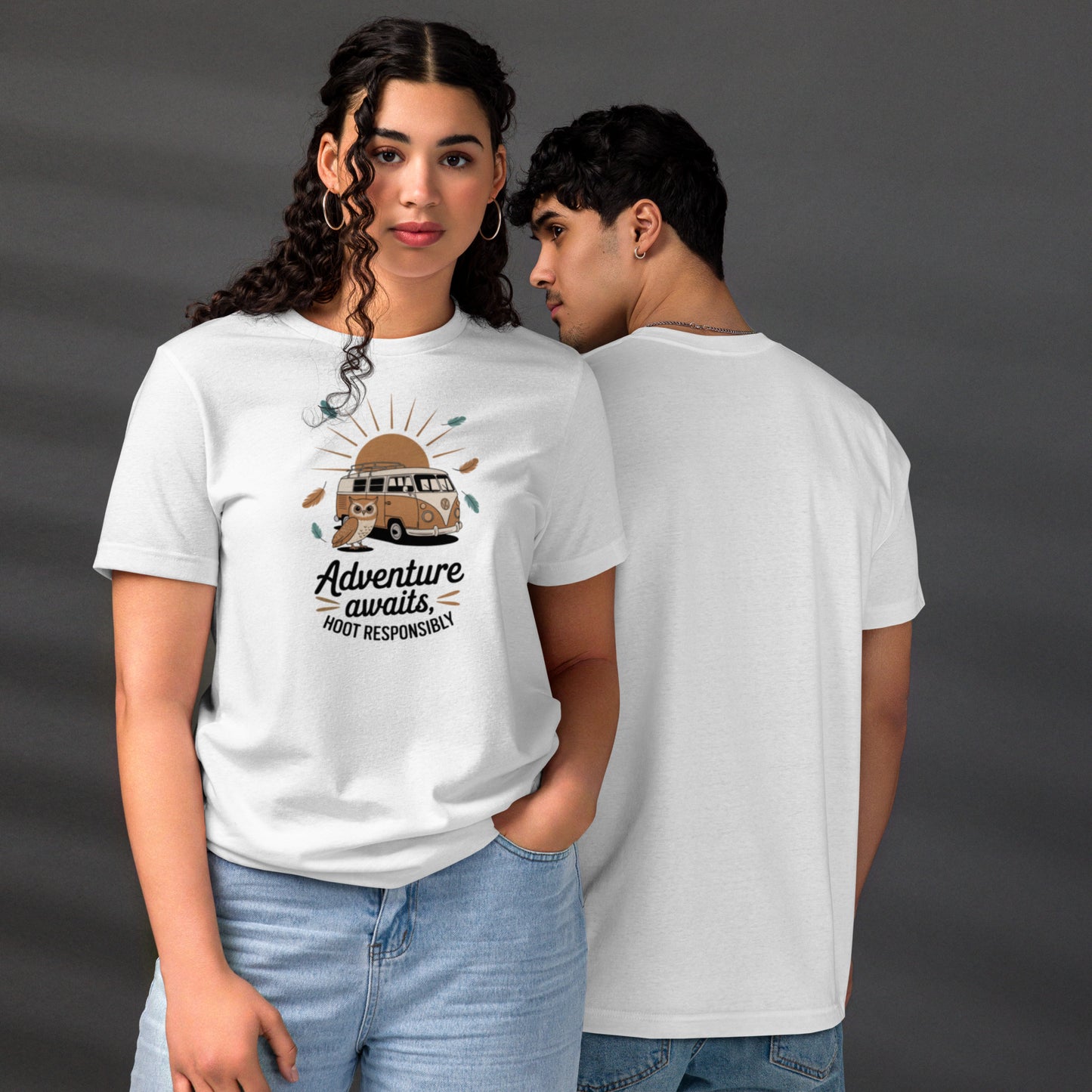 Unisex Staple Eco T-Shirt | Sustainable & Stylish for Owl Lover Dudeily