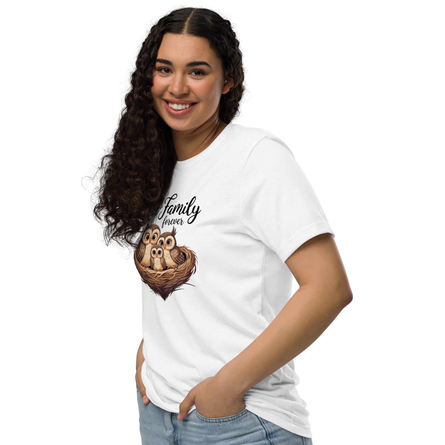 Owl-Themed Unisex Staple Eco T-Shirt | Eco-Friendly Style Dudeily