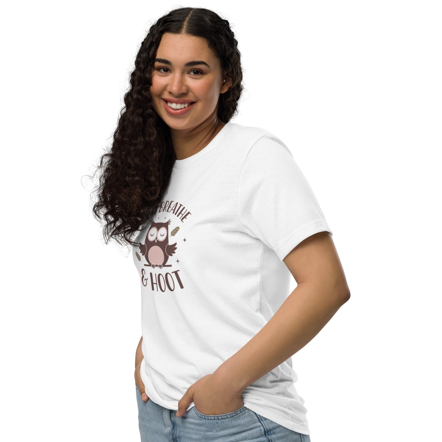 Unisex Staple Eco T-Shirt | Owl Themed Sustainable & Comfortable Dudeily