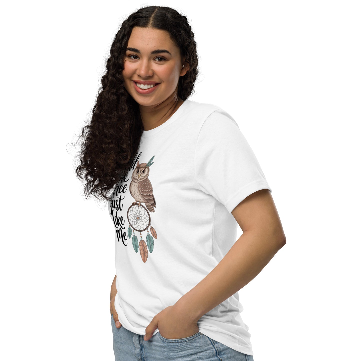 Unisex Staple Eco T-Shirt | Owl Themed Sustainable & Comfortable Dudeily