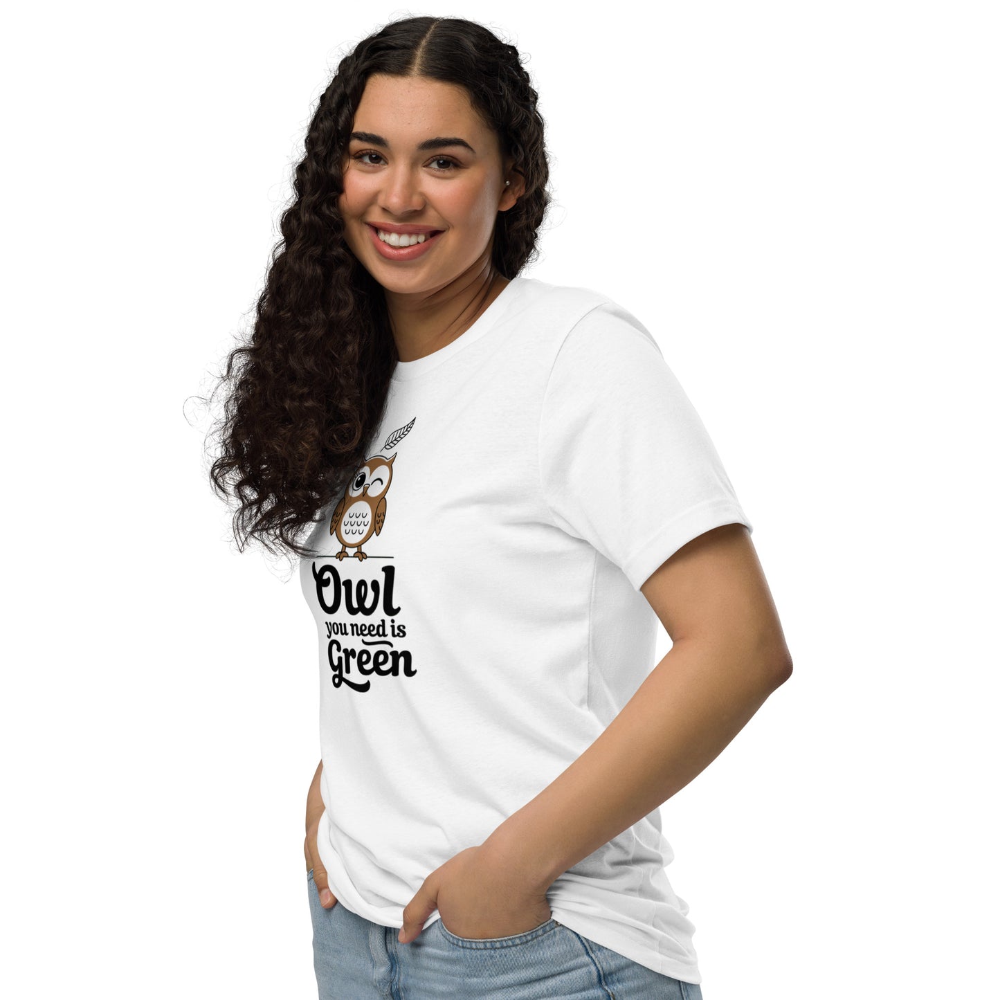 Unisex Staple Eco T-Shirt - Owl Themed Sustainable Fashion Essential Dudeily