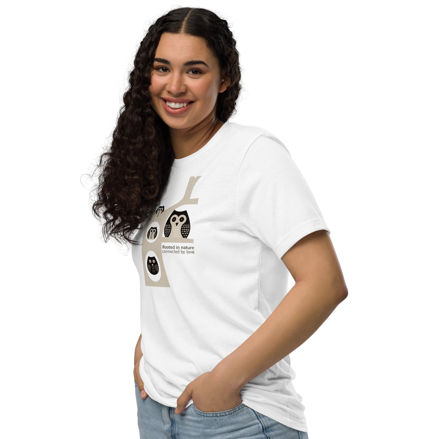 Unisex Staple Eco T-Shirt – OwlNest Sustainable Fashion Classic for Family Day Dudeily