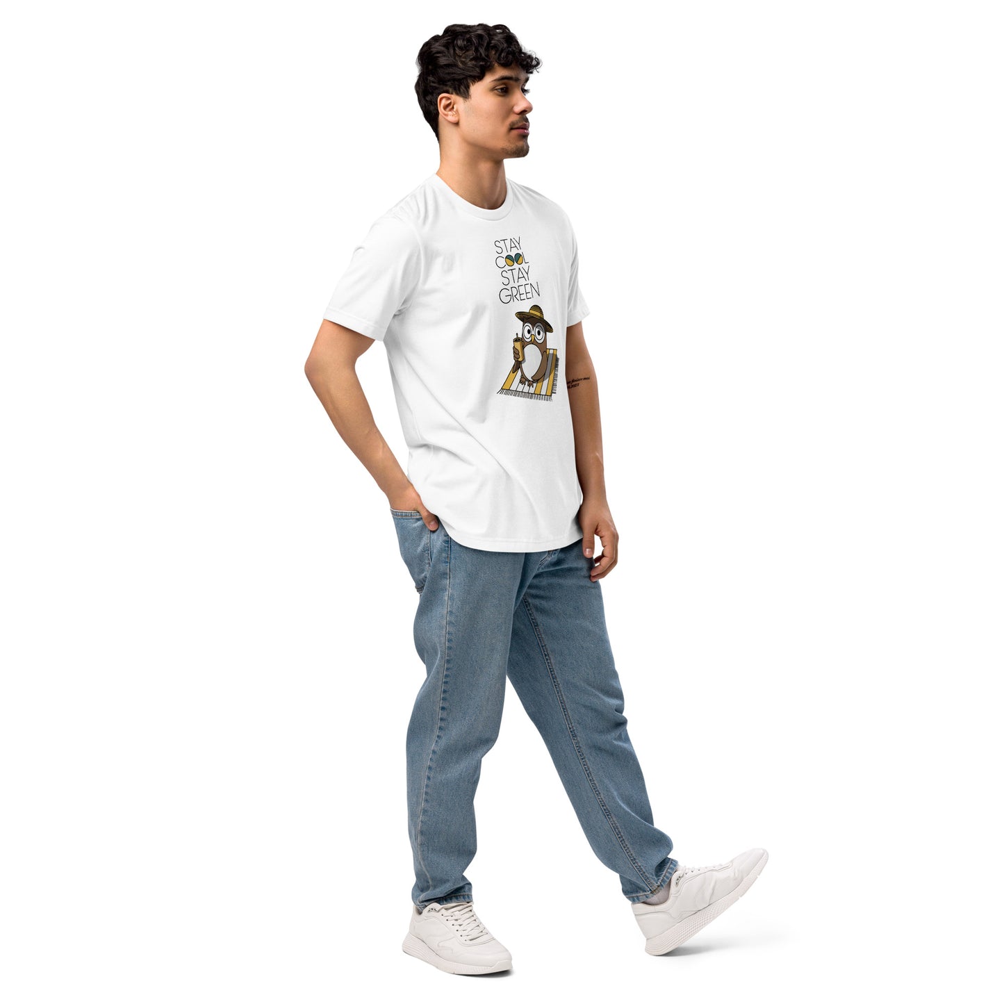 Unisex Staple Eco T-Shirt | Owl Themed Sustainable & Comfortable Dudeily