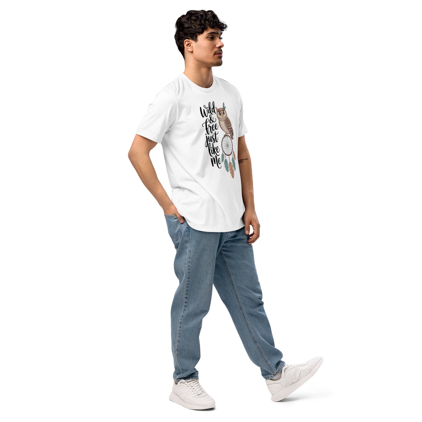 Unisex Staple Eco T-Shirt | Owl Themed Sustainable & Comfortable Dudeily