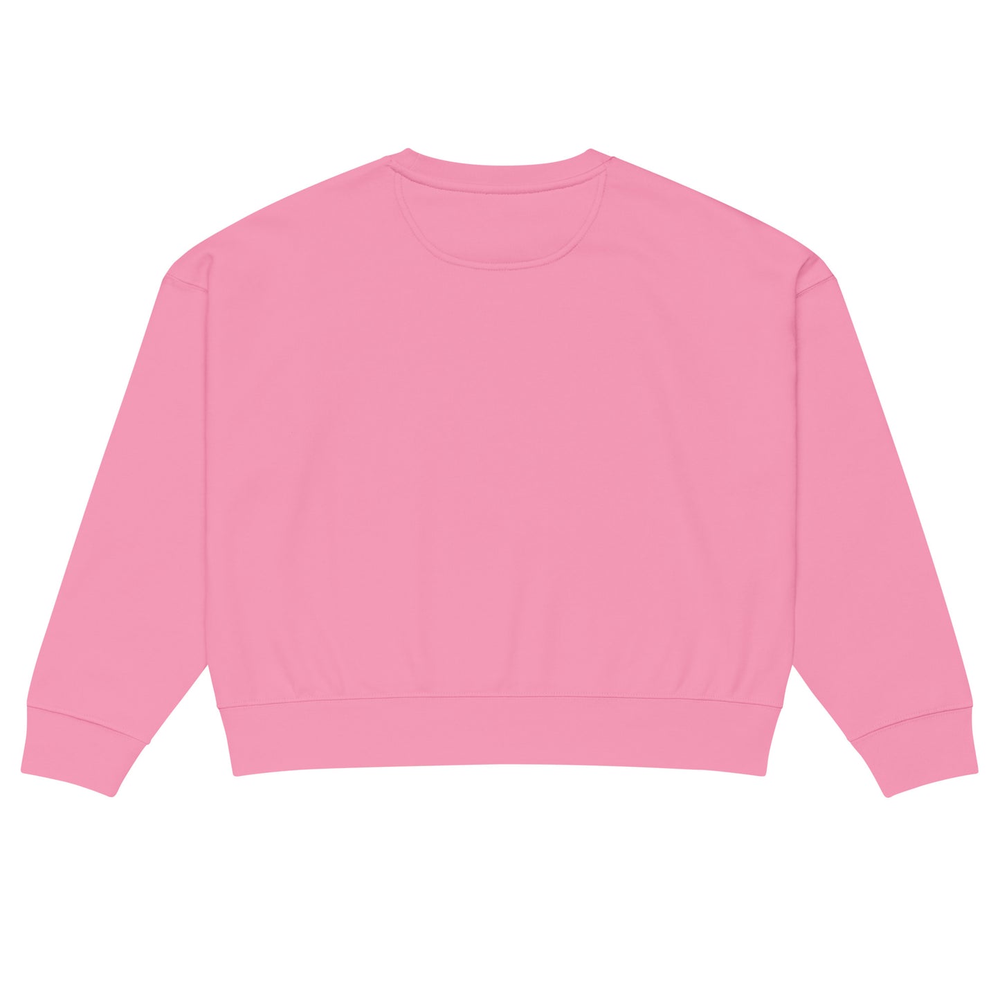 Owl Women’s Organic Crew Neck Sweatshirt – 'Peace Lives in the Night' in Fall | Sustainable Fashion USA Bubble Pink Dudeily