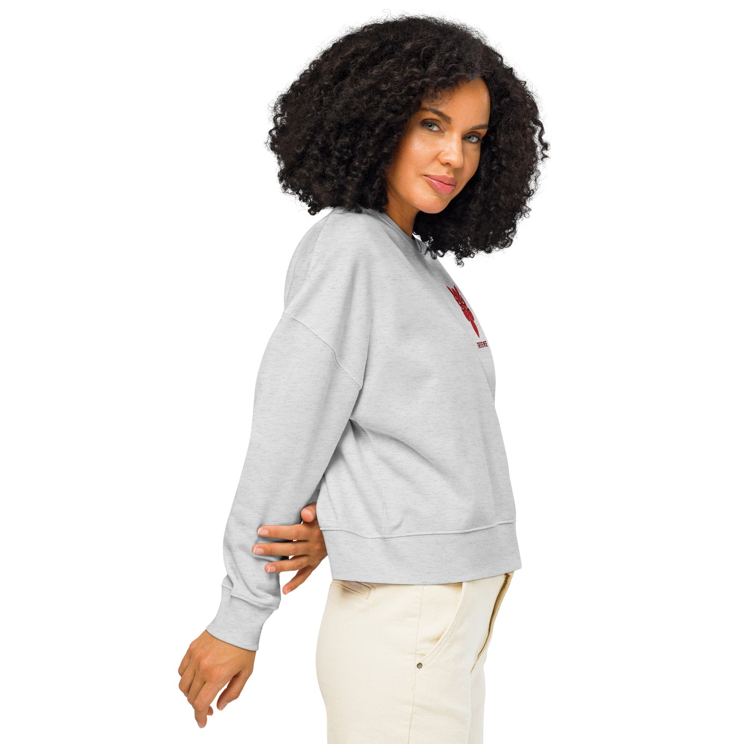 Owl Women’s Organic Crew Neck Sweatshirt: 'Forever Wise' in Fall | Sustainable Fashion USA Dudeily