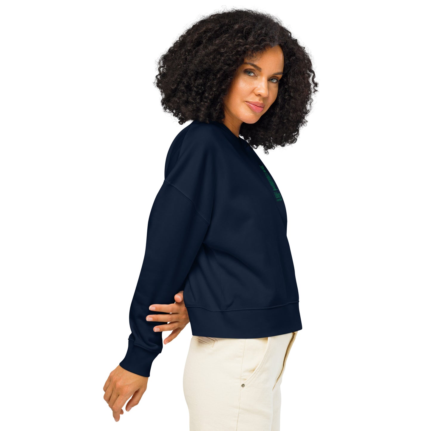 Owl Women’s Organic Crew Neck Sweatshirt – "Ethics in Every Feather" | Sustainable Fashion USA Dudeily