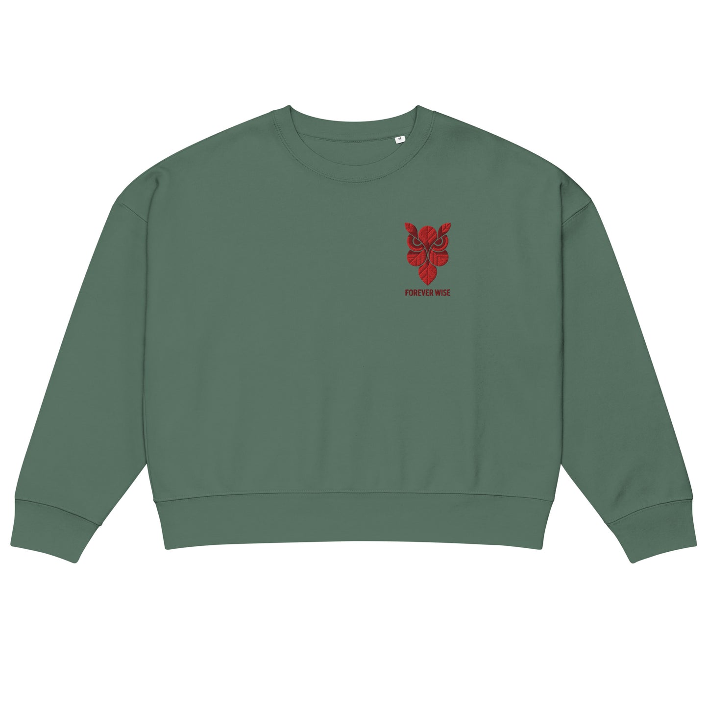 Owl Women’s Organic Crew Neck Sweatshirt: 'Forever Wise' in Fall | Sustainable Fashion USA Dudeily