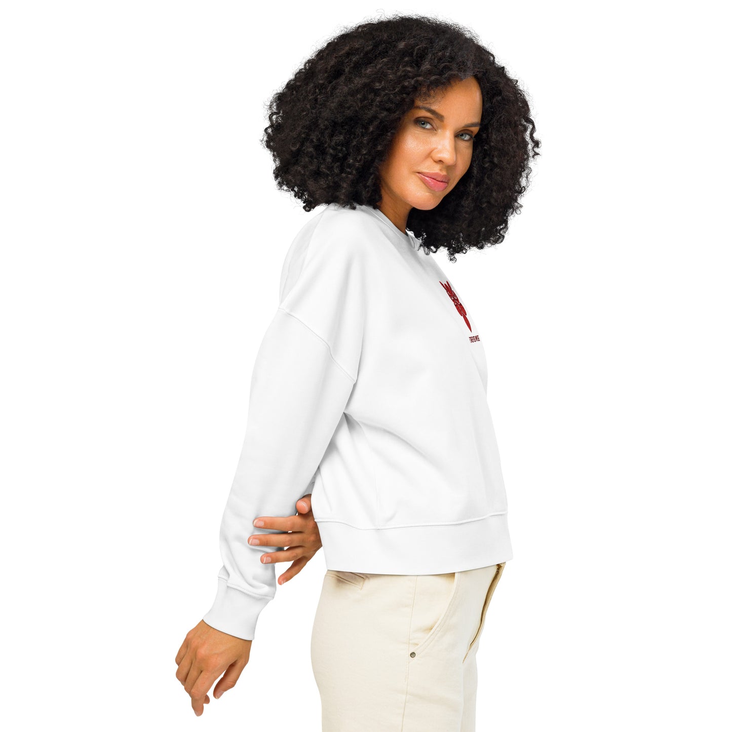 Owl Women’s Organic Crew Neck Sweatshirt: 'Forever Wise' in Fall | Sustainable Fashion USA Dudeily