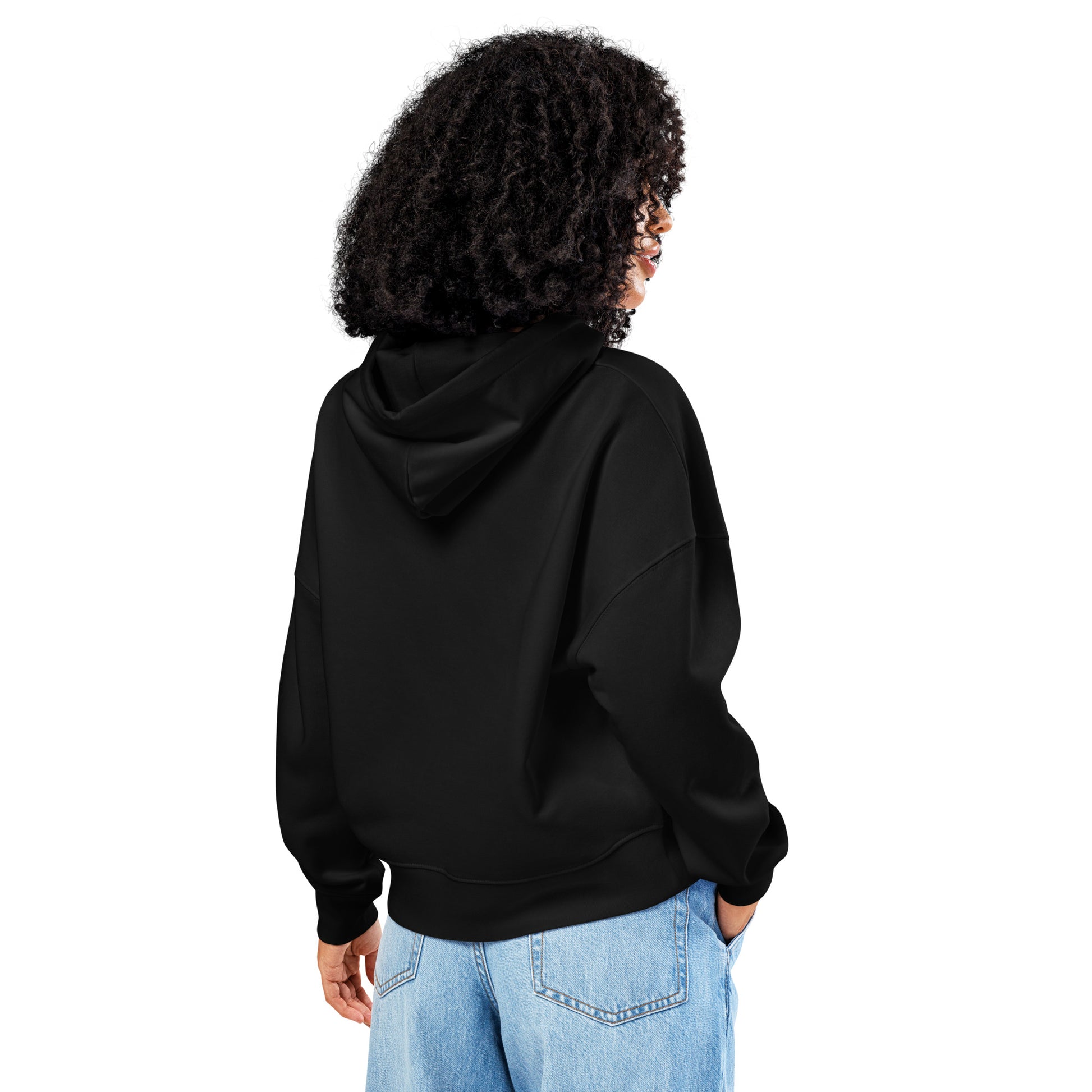 Women’s Organic Mid-Weight Hoodie: 'Peace in the Night' in Fall | Sustainable Owl Fashion USA Dudeily