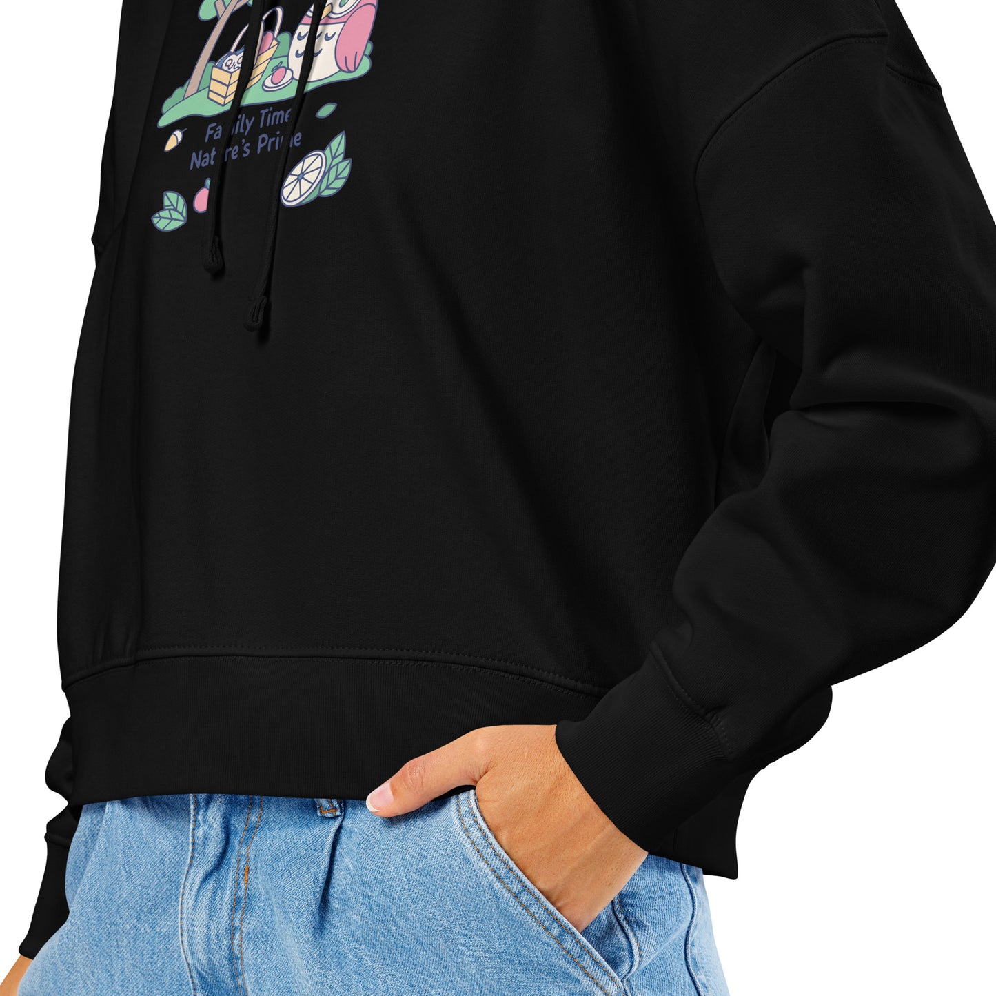 Women’s Organic Mid-Weight Hoodie – OwlBloom Sustainable Fashion for Family Day Comfort Dudeily
