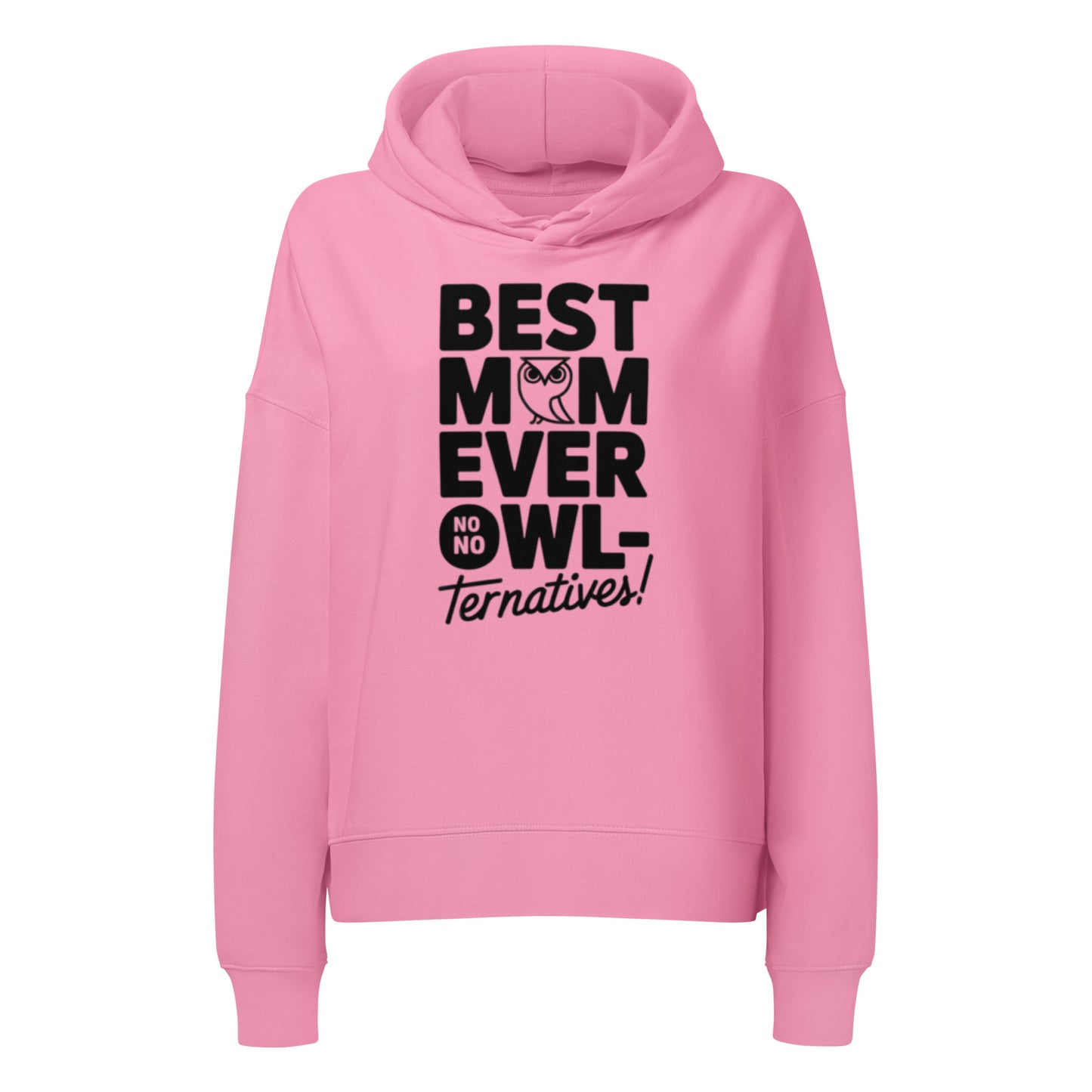 Women’s Organic Mid-Weight Hoodie – Owl-Themed Eco-Friendly & Sustainable Dudeily