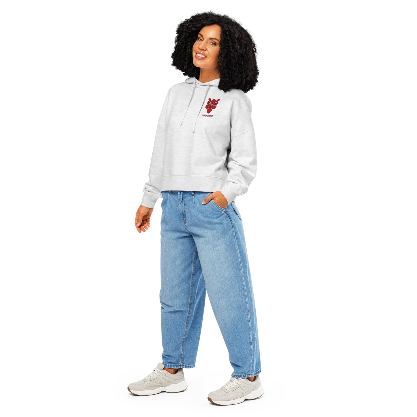 Owl Women’s Organic Mid-Weight Hoodie: 'Forever Wise' in Fall | Sustainable Fashion USA Cool Heather Grey Dudeily