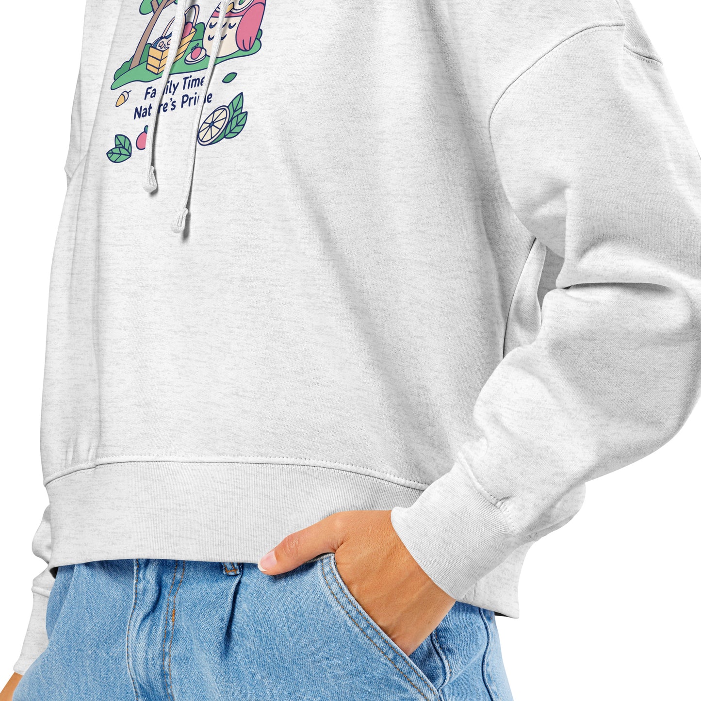 Women’s Organic Mid-Weight Hoodie – OwlBloom Sustainable Fashion for Family Day Comfort Dudeily