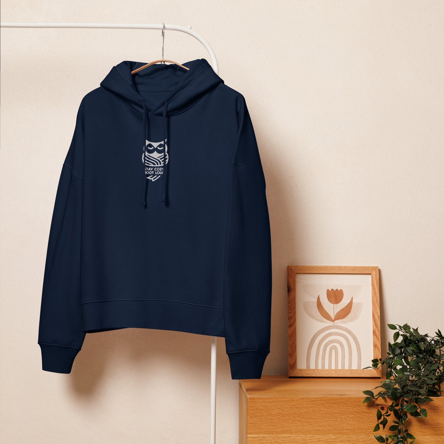 Owl Women's Organic Hoodie - Stay Cozy Hoot Loud in Fall | Sustainable Fashion USA Dudeily