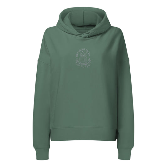 Owl Women’s Organic Mid-Weight Hoodie – "Ethics in Every Feather" | Sustainable Fashion Dudeily