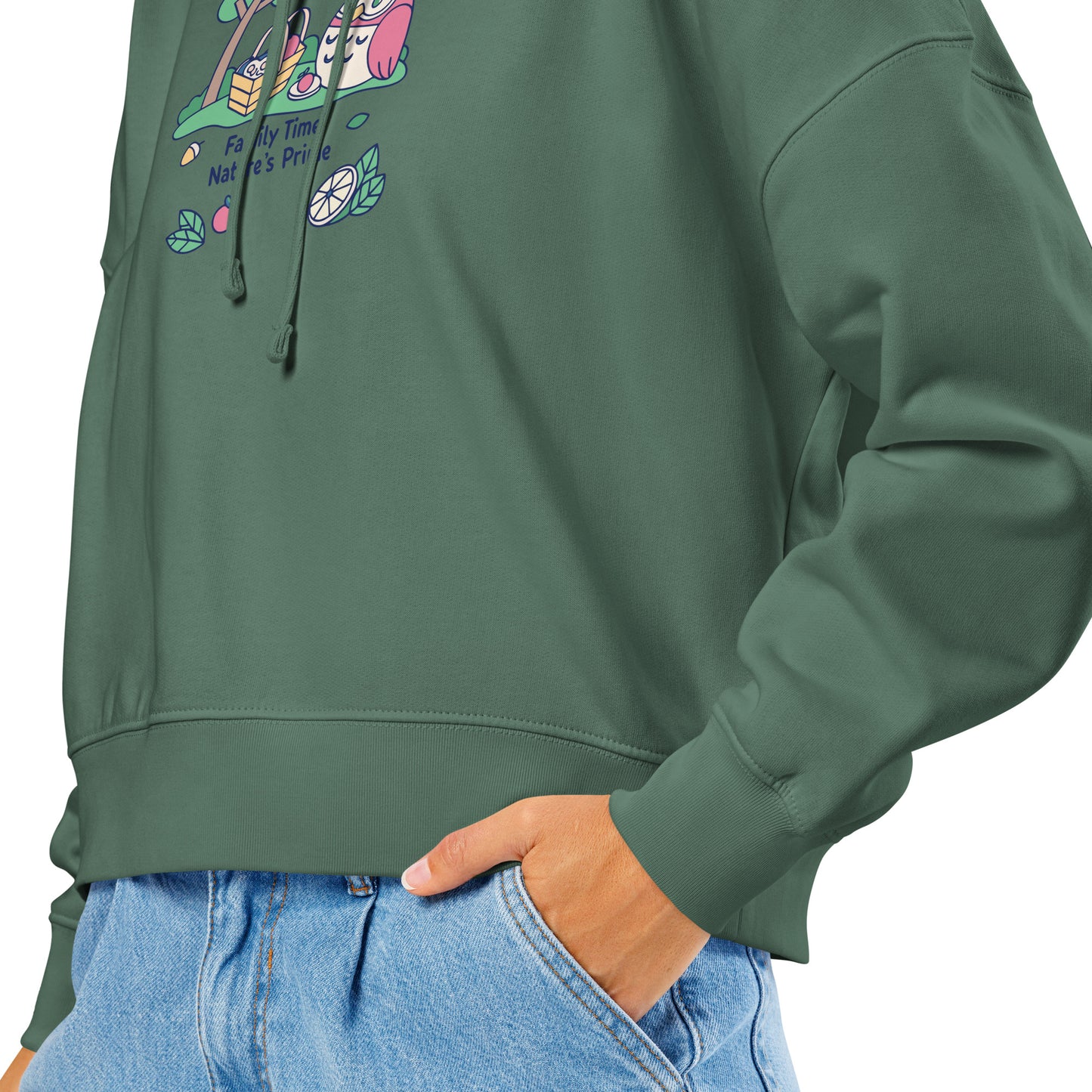 Women’s Organic Mid-Weight Hoodie – OwlBloom Sustainable Fashion for Family Day Comfort Dudeily