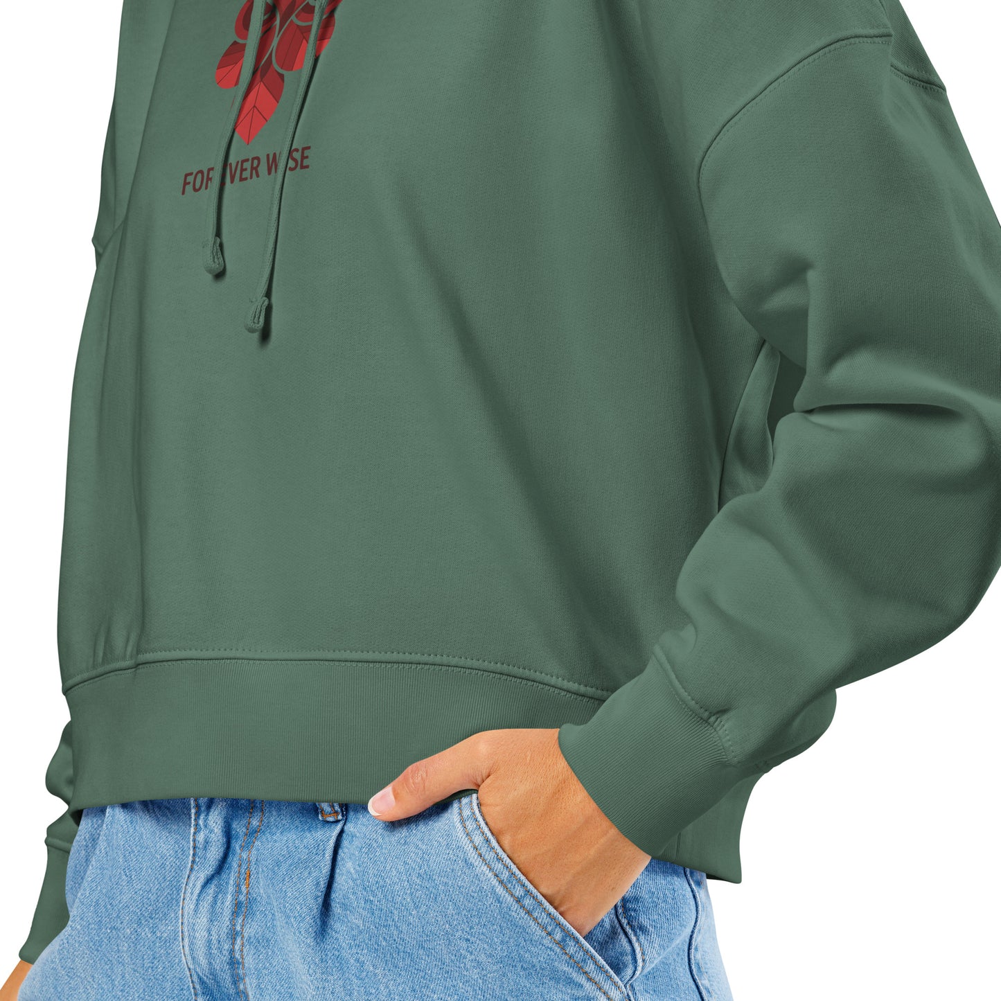 Women’s Organic Mid-Weight Hoodie: 'Forever Wise' | Ethical Owl Clothing USA Dudeily
