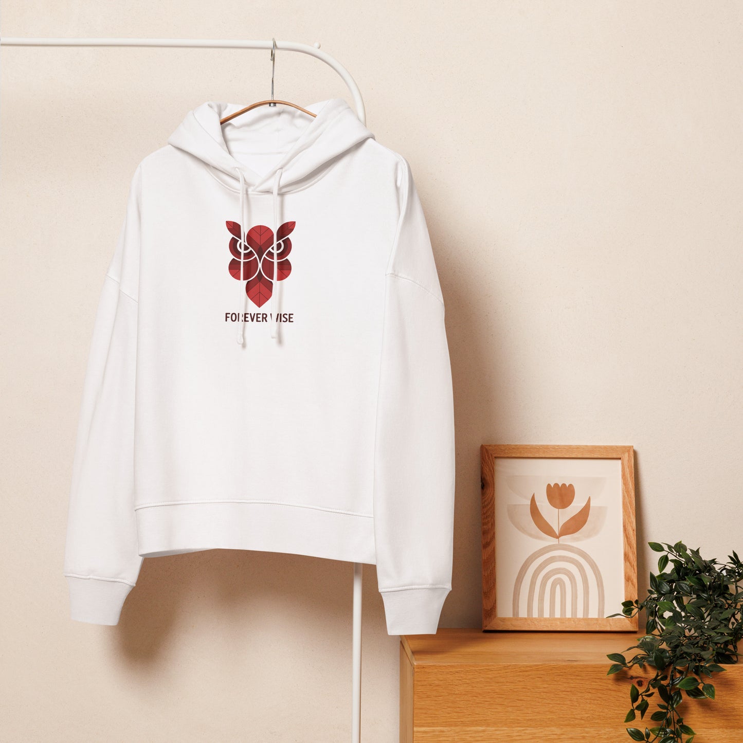 Women’s Organic Mid-Weight Hoodie: 'Forever Wise' | Ethical Owl Clothing USA Dudeily