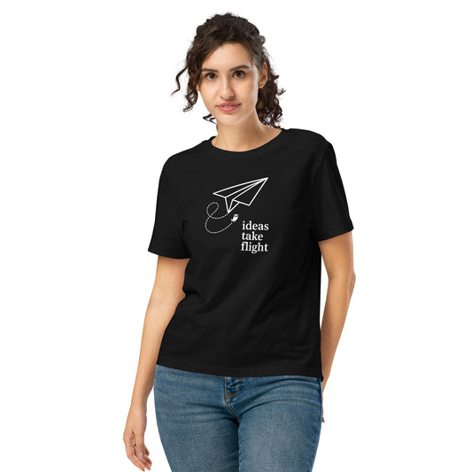 Women’s organic ribbed neck t-shirt Dudeily