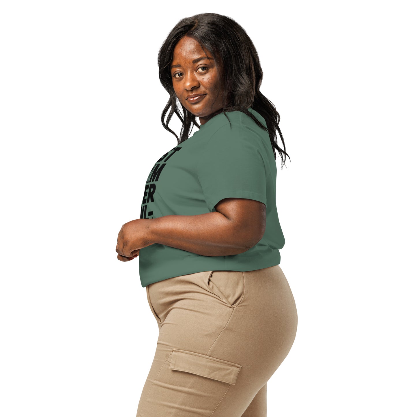 Women’s Organic Ribbed Neck T-Shirt – Owl Themed Eco-Friendly Tee for Nature & Animal Lovers Dudeily