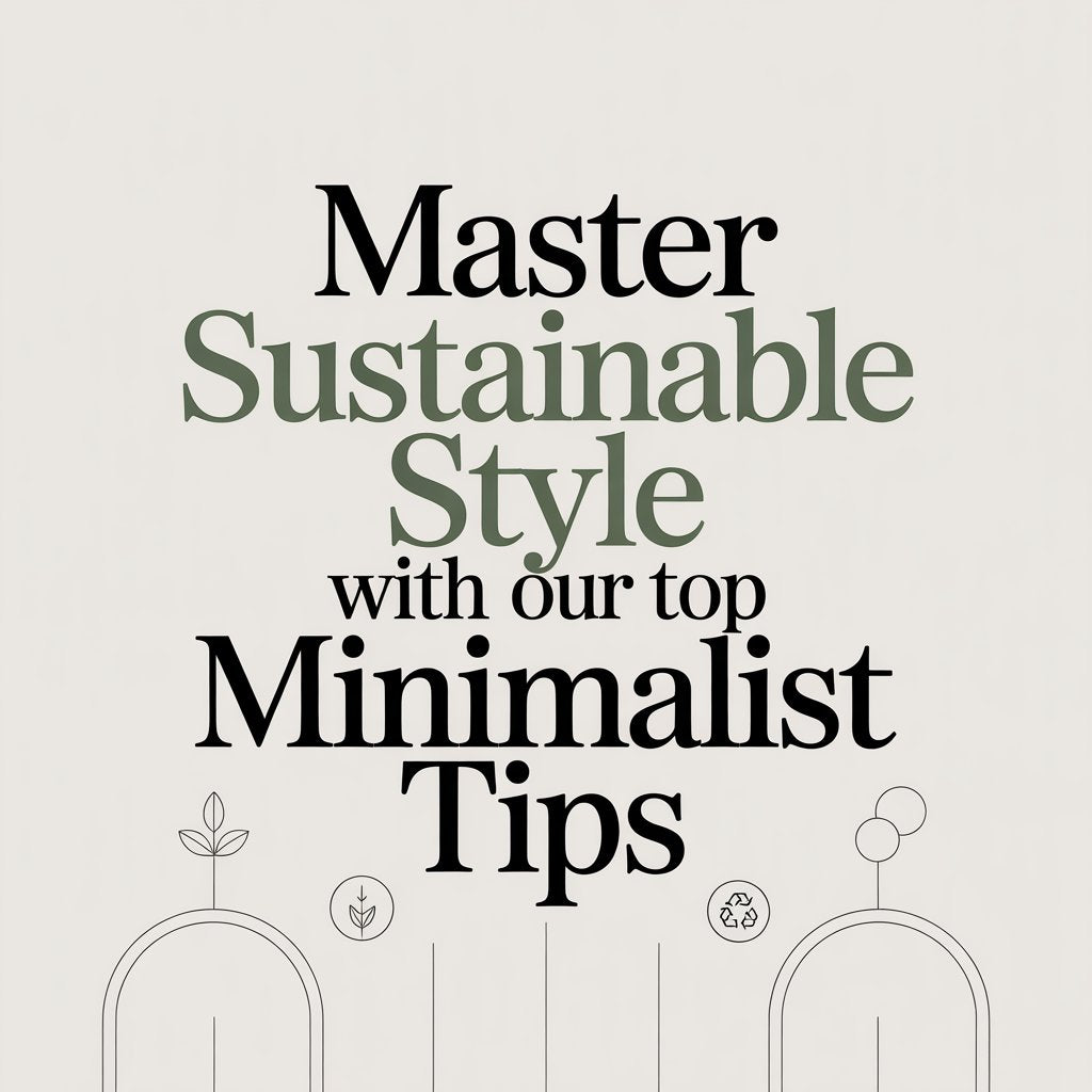 Master Sustainable Style with Our Top Minimalist Tips