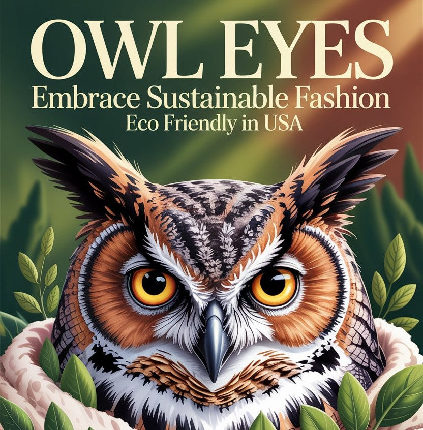 sustainable fashion, eco-friendly clothing, owl embroidery, fall outfits, organic sweatshirts, ethical brands, USA fashion trends, nature inspired fashion, slow fashion, eco living