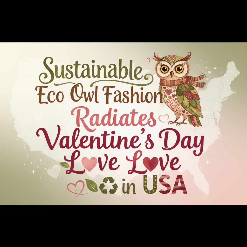Sustainable Eco Owl Fashion Radiates Valentine’s Day Love in USA