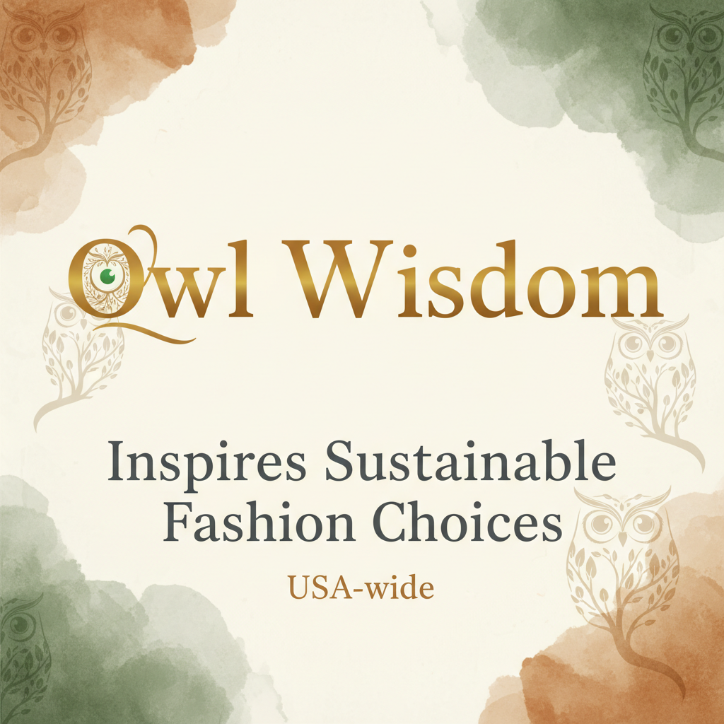 Owl Wisdom Inspires Sustainable Fashion Choices USA-wide