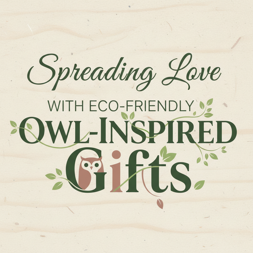 Spreading Love with Eco-Friendly Owl-Inspired Gifts