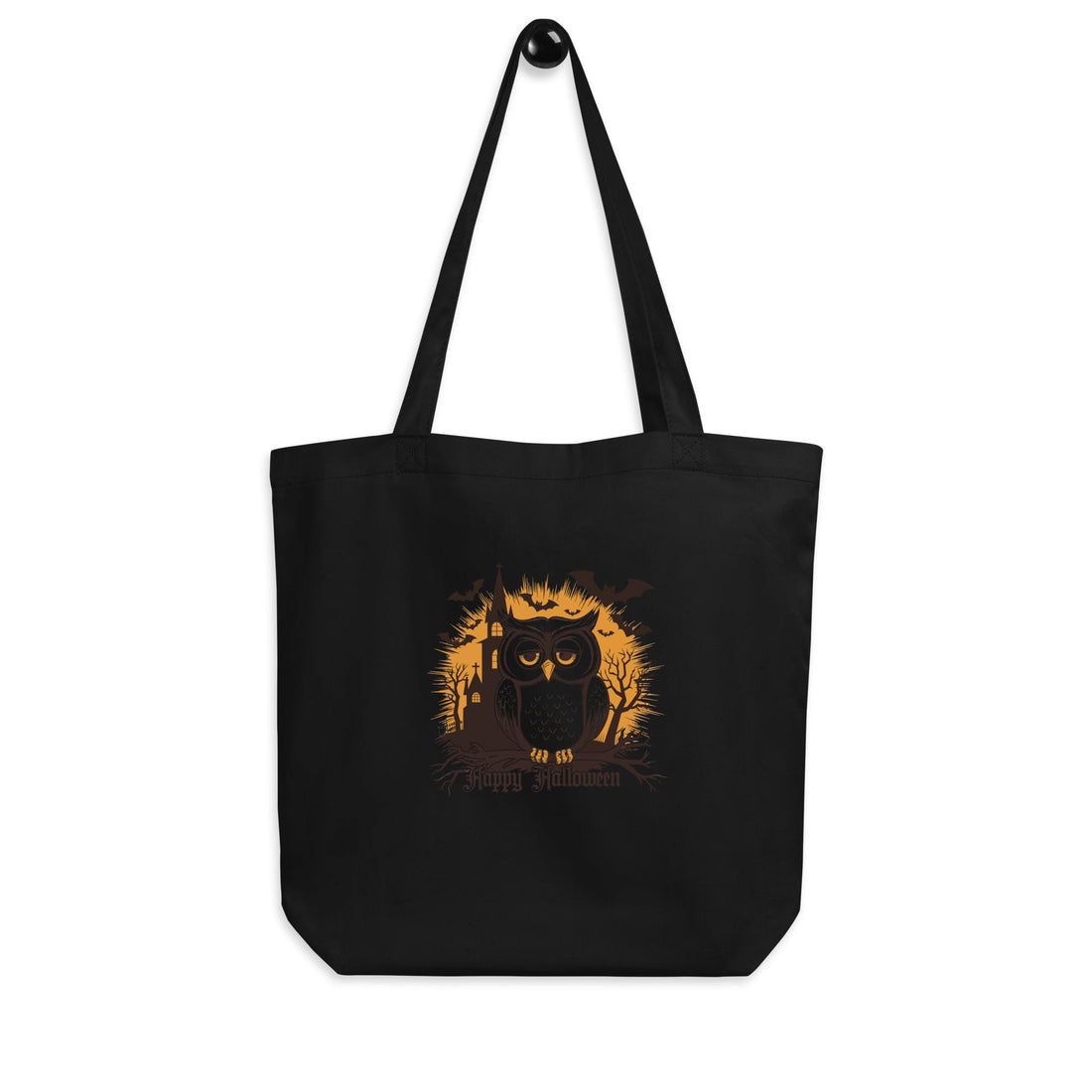 Eco Tote Bag: Halloween Owl Sustainable & Eco-Friendly Style USA