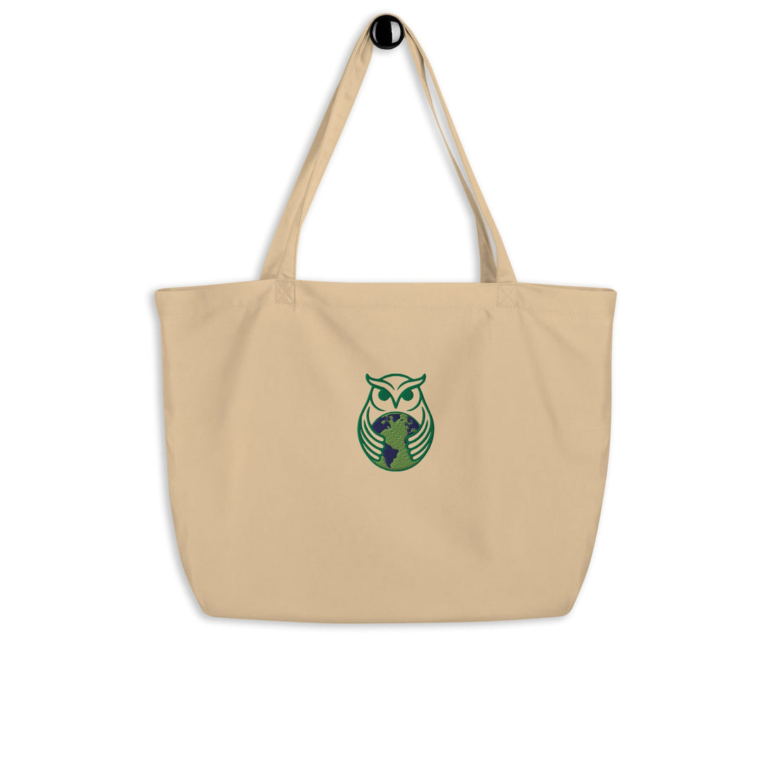 Large organic tote bag