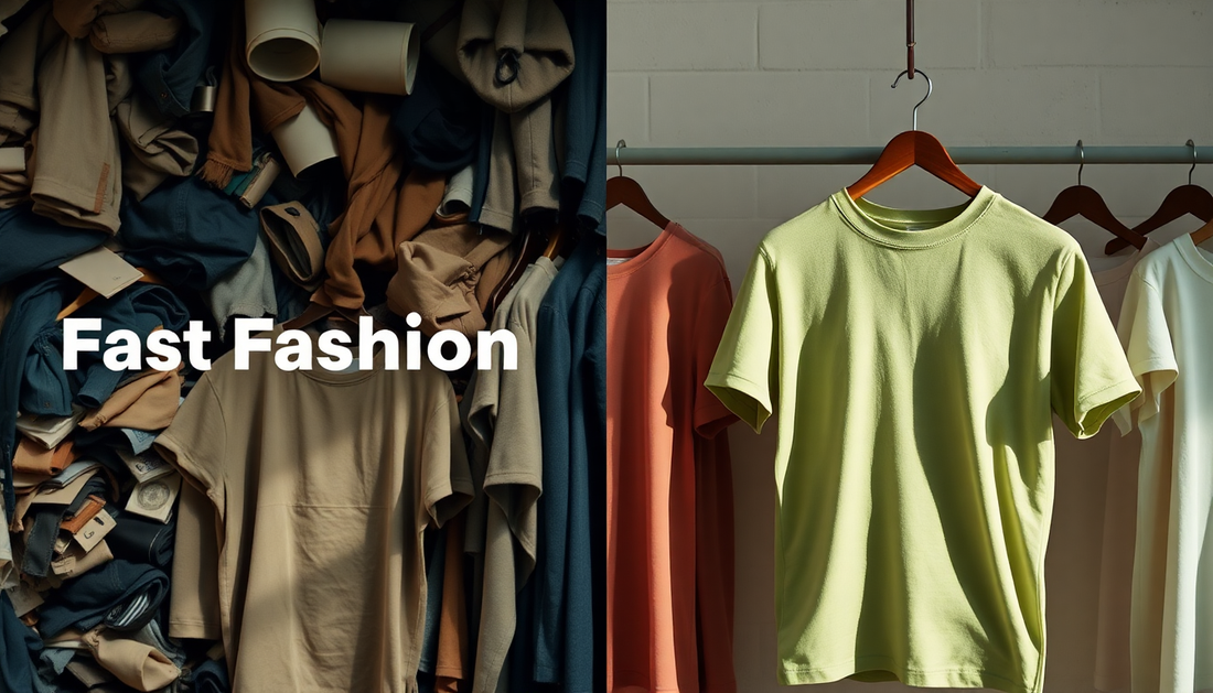 Fast Fashion vs Slow Fashion: Choose Dudeily's Eco Tees for Sustainability - Dudeily