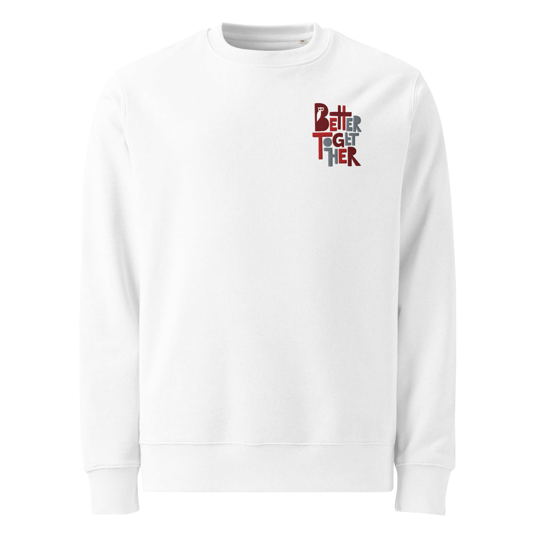 Unisex Organic Sweatshirt – Eco-Friendly Owl Clothing “Always You” Embroidered Ethical Apparel