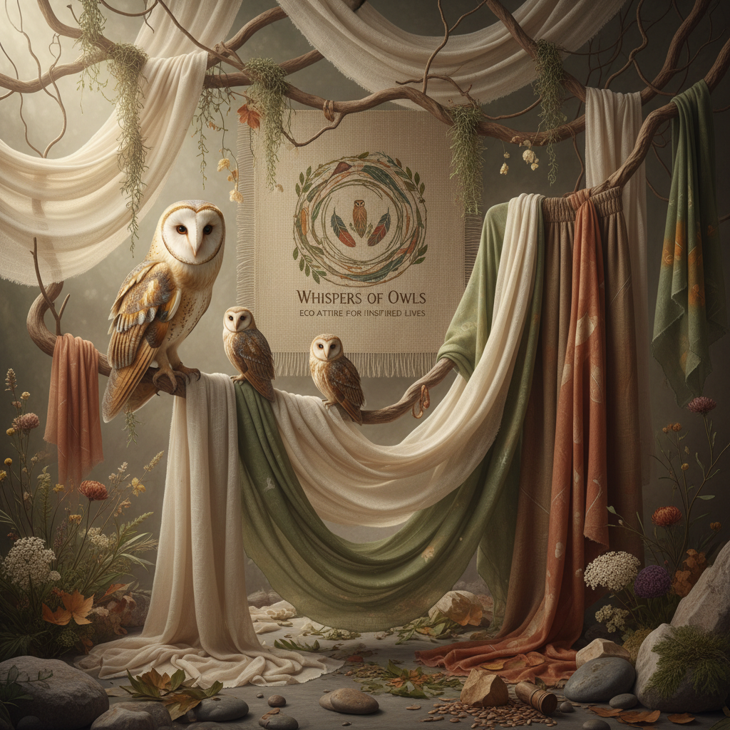 Whispers of Owls: Eco Attire for Inspired Lives