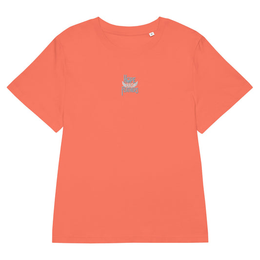 Women’s organic ribbed neck t-shirt